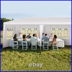 10x30ft Outdoor Party Canopy Tent with Removable Sidewalls, Wedding Gazebo