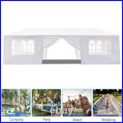 10x30ft Outdoor Party Canopy Tent with Removable Sidewalls, Wedding Gazebo