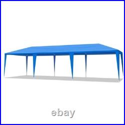 10x30ft Outdoor Party Tent Waterproof PE Canopy 8 Removable Sidewalls