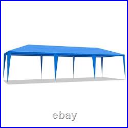 10x30ft Outdoor Party Tent Waterproof PE Canopy 8 Removable Sidewalls