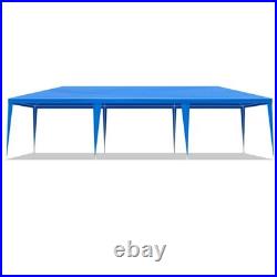 10x30ft Outdoor Party Tent Waterproof PE Canopy 8 Removable Sidewalls