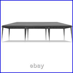 10x30ft Outdoor Pop Up Canopy, Portable Instant Canopy Tent, Sadbag, on Wheel