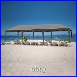 10x30ft Outdoor Pop Up Canopy, Portable Instant Canopy Tent, Sadbag, on Wheel