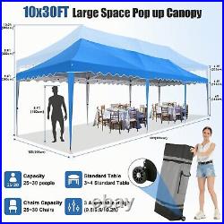 10x30ft Party Tent Pop Up Canopy Outdoor Heavy Duty Waterproof Wedding Gazebo