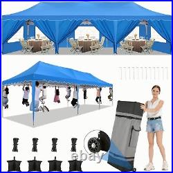 10x30ft Party Tent Pop Up Canopy Outdoor Heavy Duty Waterproof Wedding Gazebo