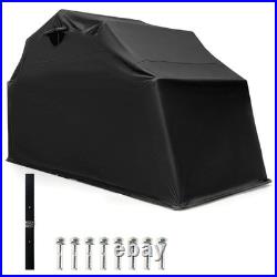 11.2' x 4.5' x 6.3' Waterproof Motorbike Storage Tent Outdoor Motorcycle Shelter