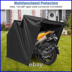 11.2' x 4.5' x 6.3' Waterproof Motorbike Storage Tent Outdoor Motorcycle Shelter