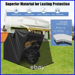 11.2' x 4.5' x 6.3' Waterproof Motorbike Storage Tent Outdoor Motorcycle Shelter