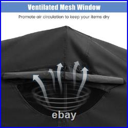11.2' x 4.5' x 6.3' Waterproof Motorbike Storage Tent Outdoor Motorcycle Shelter