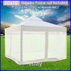110x10' Replacement Gazebo Canopy Patio Top Cover Outdoor NEW