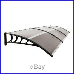 118 x 39 Window Awning Outdoor Polycarbonate Front Door Patio Cover Canopy