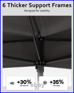 11x11 Pop Up Canopy Tent, Mosquito Net, Waterproof & UV Resistant Outdoor Gazebo