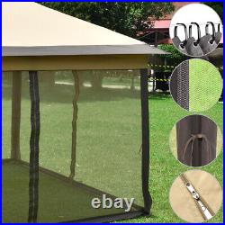 11x11ft Pop-Up Gazebo Tent with Netting Carry Bag Carry Bag Party Home Backyard