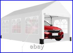 12 20 Heavy Duty Carport Canopy, Portable Car Tent Garage for Car, SUV, Truck