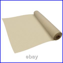 12' Fabric Roll Fence Screen Shade Cloth Garden Awning Shelter Cover Beige