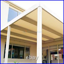 12' Fabric Roll Fence Screen Shade Cloth Garden Awning Shelter Cover Beige 12' Fabric Roll Fence Screen Shade Cloth Garden Awning Shelter Cover Beige