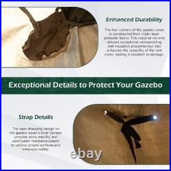 12' x 14' Winter Gazebo Cover for Hardtop Gazebos, Universal Gazebo Cover