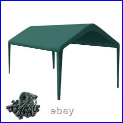 12 x 20 Carport Replacement Canopy Cover Waterproof UV Protection Tarp Green