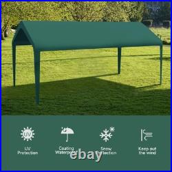 12 x 20 Carport Replacement Canopy Cover Waterproof UV Protection Tarp Green