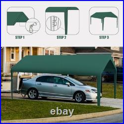 12 x 20 Carport Replacement Canopy Cover Waterproof UV Protection Tarp Green