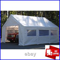 12 x 20 ft Canopy Garage Side Wall Kit Privacy Car Big Tent Parking Carport