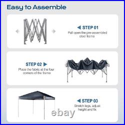12'x12' Commercial Pop UP Canopy Heavy Duty Party Tent Folding Waterproof Gazebo