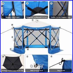 12'x12' Folding EZ Pop up Canopy Gazebo Netting Screen House Party Tent Camping#