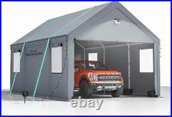 1220 ft Heavy Duty Carport Canopy Extra Large Portable Car Tent Garage Shelter