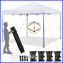 12X12Ft Commercial Pop Up Canopy Adjustable UPF 50+ Instant Tent Single Person