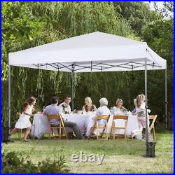 12X12Ft Commercial Pop Up Canopy Adjustable UPF 50+ Instant Tent Single Person