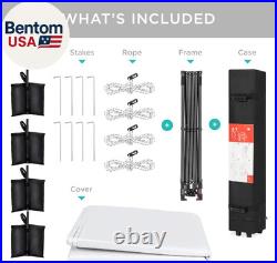 12X12Ft Pop up Canopy Tent, Outdoor Shade, 1 Person 1 Minute Set Up, Carry Case
