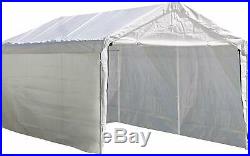 12X20 Garage Tent Carport Car Shelter Cover Enclosure Zipper Side Walls Kit