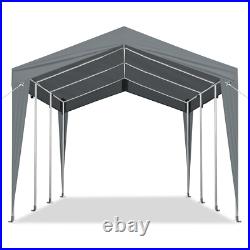 12X20FT Carport Car Port Canopy Grey Without Sidewalls