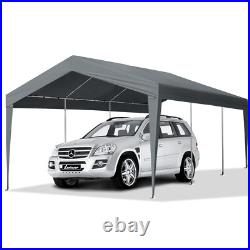 12X20FT Carport Car Port Canopy Grey Without Sidewalls