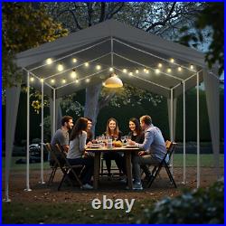 12X20FT Carport Car Port Canopy Grey Without Sidewalls