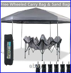 12x10' Commercial Pop UP Canopy Party Tent Folding Gazebo Heavy Duty with Sand Bag