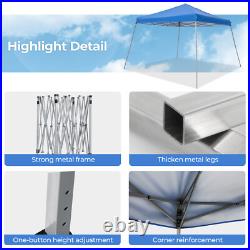 12x12' Folding Pop Up Canopy Outdoor Slant leg Wedding Party Tent with Sandbags