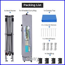 12x12' Folding Pop Up Canopy Outdoor Slant leg Wedding Party Tent with Sandbags