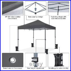 12x12 Instant Canopy One Push Lock Adjustable Height Weather Resistant Frame New