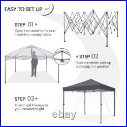 12x12 Instant Canopy One Push Lock Adjustable Height Weather Resistant Frame New 12x12 Instant Canopy One Push Lock Adjustable Height Weather Resistant Frame New