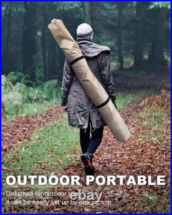 12x12Ft Portable Pop Up Canopy Tent with Mesh Sidewalls, Carry Bag and 11 Stakes