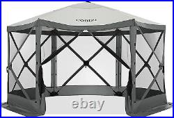 12x12ft Folding EZ Pop up Canopy Gazebo Netting Screen House Party Tent Camping