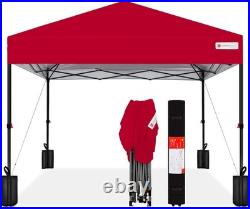 12x12ft Pop Up Canopy Tent, Outdoor Shade, 1 Person 1 Minute Set Up