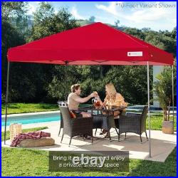 12x12ft Pop Up Canopy Tent, Outdoor Shade, 1 Person 1 Minute Set Up