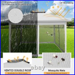 12x12ft Pop-up Gazebo Outdoor Canopy Tent with Mosquito Netting Patio Gazebo NEW