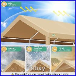 12x20 Carport Canopy Carport Shelter Garage Heavy Duty Outdoor Party Shed Tent