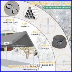 12x20 Carport Canopy Carport Shelter Garage Heavy Duty Outdoor Party Shed Tent