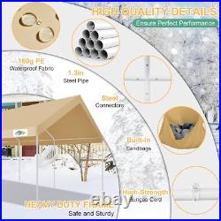 12x20 Carport Canopy Carport Shelter Garage Heavy Duty Outdoor Party Shed Tent