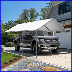 12x20' Carport Heavy Duty Outdoor Carport Shelter Height Adjustable Party Shed
