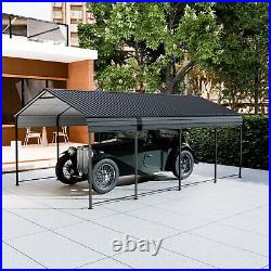 12x20 FT Metal Carport Canopy Galvanized Roof Outdoor Garage Car Shelter Shade